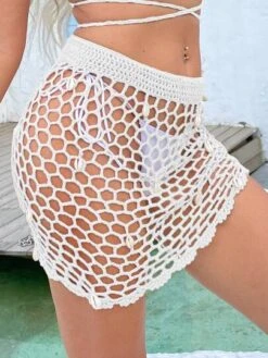 Hollow Out Drawstring Side Crochet Cover Up Skirt Without Bikini -Shein Clothing Store 1679632981d6c0a3e830312cc3d0992d336a4c8bf4 thumbnail 405x552