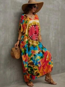 Tie Dye Cover Up Dress -Shein Clothing Store 1680160170ba1317e83d2bcef6d241f13255468675 thumbnail 405x552