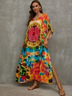 Tie Dye Cover Up Dress -Shein Clothing Store 16801601745f02b116ac56e4d75893ea5f6f68ef6a thumbnail 405x552