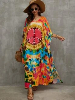 Tie Dye Cover Up Dress -Shein Clothing Store 168016017602568b5a8d7b6cc9485e059ee6167c75 thumbnail 405x552
