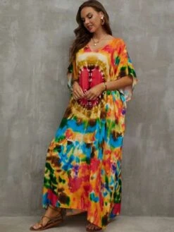 Tie Dye Cover Up Dress -Shein Clothing Store 16801601804807654a73e01595f40bea65f08599a9 thumbnail 405x552