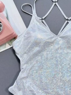 BOUDOIRCORE Ring Linked Cut Out One Piece Swimsuit -Shein Clothing Store 16808615844365fd2a1f3c97be6190e7ab1f31b26e thumbnail 405x552