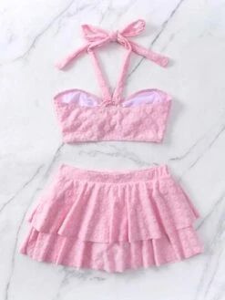 SHEIN Halter Bikini Swimsuit With Beach Skirt -Shein Clothing Store 1681112287d42d803c3f6262b2ae58698e92115c57 thumbnail 405x552