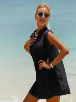 Solid Button Front Cover Up Dress -Shein Clothing Store 1681696401069dcdd8b8d22cc2eb2def5568d2f8bd thumbnail 405x552