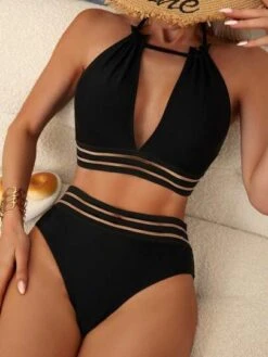 BOUDOIRCORE Contrast Mesh Halter Bikini Swimsuit -Shein Clothing Store 16816981277089323b6f02bd615b8ef3cd4d68d540 thumbnail 405x552