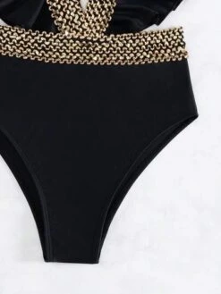 Ruffle Trim Plunging One Piece Swimsuit -Shein Clothing Store 16820412102e781053eda64edd46d9121e7ec3fd46 thumbnail 405x552