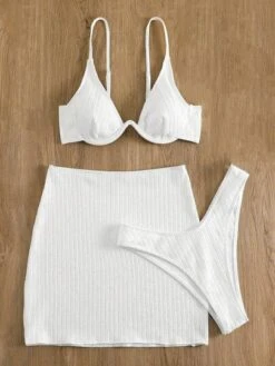 Underwire Bikini Swimsuit With Beach Skirt -Shein Clothing Store 16822142471569c5605f6f332ed6611b4911e7d171 thumbnail 405x552