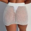 Hollow Out Crochet Cover Up Skirt Without Bikini Bottom