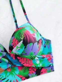 Tropical Print Push Up Shorts Bikini Swimsuit -Shein Clothing Store 1682302734e4bc35100adae7cdd3e5871641b3e7f2 thumbnail 405x552