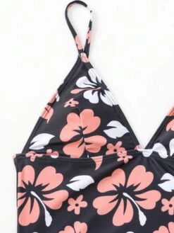 Floral Print Drawstring Side Bikini Swimsuit -Shein Clothing Store 168232370575c6e4b31dc5a2dc7dcbd84a28d88d0f thumbnail 405x552
