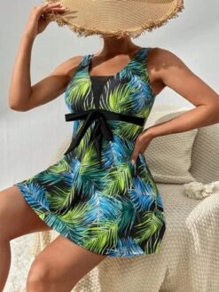 SHEIN Tropical Print Knot Front One Piece Swimsuit -Shein Clothing Store 1682388069654b483b74429f7e9bccfd81d9a9eff7 thumbnail 405x552