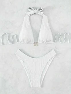 BOUDOIRCORE Solid Halter Bikini Swimsuit -Shein Clothing Store 16823921580a4cfdde679365bc7b14c5c15c3b58ff thumbnail 405x552