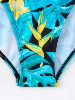 Tropical Print Cut Out Tie Side One Piece Swimsuit -Shein Clothing Store 1682592253a17f5c7f2391476c93976f854e1ef26a thumbnail 405x552
