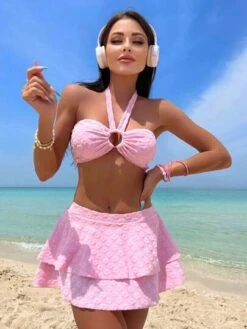 SHEIN Halter Bikini Swimsuit With Beach Skirt -Shein Clothing Store 1683019926d47a2618ad559dc5b0cff4b95995da44 thumbnail 405x552