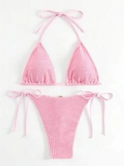 Halter Triangle Tie Side Bikini Swimsuit -Shein Clothing Store 1683596600da724e791115ac62e2444106c656367b thumbnail 405x552