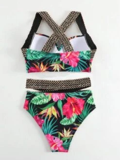 Tropical Print Push Up Bikini Swimsuit -Shein Clothing Store 1683769087f6d3aa969425a526a96470376aad55cc thumbnail 405x552