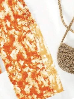 Tie Dye Halter Triangle Bikini Swimsuit With Cover Up -Shein Clothing Store 16837899512d17911303f4aa45116231180f487c81 thumbnail 405x552