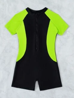 Colorblock Zipper Front One Piece Swimsuit -Shein Clothing Store 1683793671ebe1a6bc8d214d484af77710a582e362 thumbnail 405x552