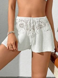 Hollow Out Cover Up Shorts -Shein Clothing Store 16841155505dd5bfae9d7466474c6eee9cd9cd7a63 thumbnail 405x552