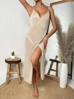 Wrap Hem Cami Cover Up Dress -Shein Clothing Store 168411807166f0b5d10d1393bff34ef6f2496f3067 thumbnail 405x552