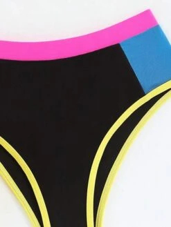 Colorblock Contrast Binding High Waisted Bikini Swimsuit -Shein Clothing Store 168534904925014489e26f1bde19e5382dd0acafa3 thumbnail 405x552