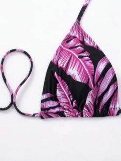 Tropical Print Halter Triangle Bikini Swimsuit With Cover Up -Shein Clothing Store 1685415470faf73443ff51a951a0c5cd646362fdfd thumbnail 405x552