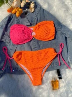 Two Tone Bandeau Bikini Swimsuit -Shein Clothing Store 1685518448fac0576cd04a42b59a4b9490decb1677 thumbnail 405x552