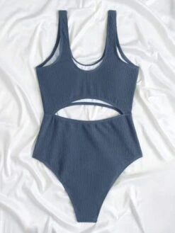 Cut Out Waist One Piece Swimsuit