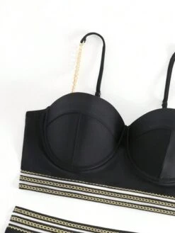 Chain Print Contrast Mesh Bikini Swimsuit -Shein Clothing Store 16856853526c4cc302a207c6f8694eb4740944f00e thumbnail 405x552