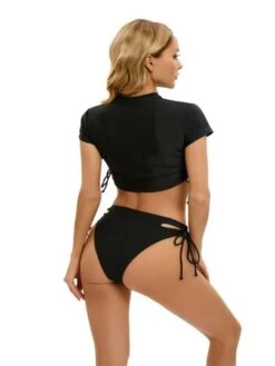 Drawstring Side Bikini Swimsuit