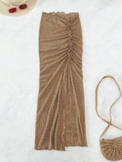 Lettuce Trim Split Thigh Cover Up Skirt -Shein Clothing Store 1685929041463d6637c46babee6e23e2b5dd6feb91 thumbnail 405x552