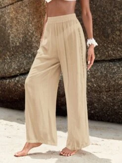 SHEIN Solid Wide Leg Pants -Shein Clothing Store 16860205693001575f6f0ba3814f652e1addba8073 thumbnail 405x552