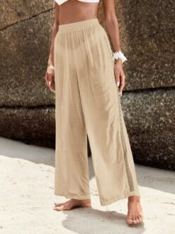 SHEIN Solid Wide Leg Pants -Shein Clothing Store 16860205725bc16b78c43d11659d5aa38225b13d4a thumbnail 405x552