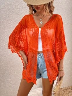 Embroidery Mesh Drop Shoulder Kimono -Shein Clothing Store 1686130529d07d18d6042e1c95bc66c6c29cdb892a thumbnail 405x552