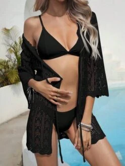 Hollow Out Tie Front Kimono -Shein Clothing Store 16867326077ed9b64ad0c79c380698c066c11c06d2 thumbnail 405x552