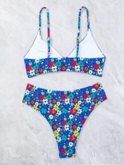 Floral Print Drawstring Bikini Swimsuit -Shein Clothing Store 168680896556c83d8de98122af9fbb58d16291b503 thumbnail 405x552