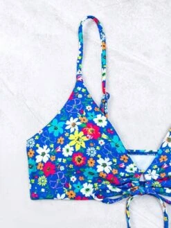 Floral Print Drawstring Bikini Swimsuit -Shein Clothing Store 1686808968b82c7b548b92963ed397444f1f40675e thumbnail 405x552