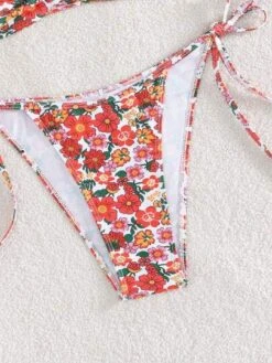 Floral Print Halter Tie Side Bikini Swimsuit -Shein Clothing Store 1687484216a567873a034341e877b8ea1a6d3748f8 thumbnail 405x552