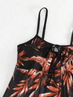 Tropical Print Tie Front Bikini Swimsuit -Shein Clothing Store 16877416388f587d72e9307f457ff4b9536913a8d7 thumbnail 405x552