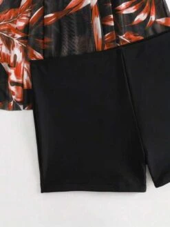 Tropical Print Tie Front Bikini Swimsuit -Shein Clothing Store 16877416437abaec966954085ea36a23f43cca0411 thumbnail 405x552