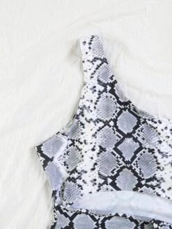 Snakeskin Print One Shoulder One Piece Swimsuit -Shein Clothing Store 16877562425c1db0dbc2eedc395fc871c4bdae9662 thumbnail 405x552
