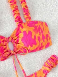 Allover Print Frill Trim Drawstring Bikini Swimsuit -Shein Clothing Store 16877681007c7e16871f800e018f8c457d22dd6d2b thumbnail 405x552