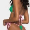 2023 New Arrival Nylon Green Triangle Bikini