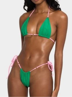 2023 New Arrival Nylon Green Triangle Bikini -Shein Clothing Store 16883155448f23c5aa14a4b436f0d2603a5031d505 thumbnail 405x552