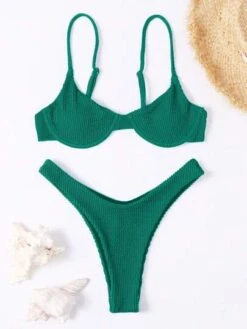 Solid Underwire Bikini Swimsuit -Shein Clothing Store 16884426859fe033d78dc20c20a86fc701e3175bd8 thumbnail 405x552