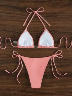 Heart Shaped Linked Halter Triangle Bikini Swimsuit -Shein Clothing Store 16889544864298ecb06f6a2fe4b187c2bf73a86efb thumbnail 405x552