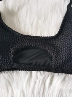 European And American Summer New Bikini Women's Hollow Solid Color High Waist Split Swimsuit Two-Piece Set With Chest Pad -Shein Clothing Store 16890959259201aa3965bde2888e5389be3b7b6be2 thumbnail 405x552