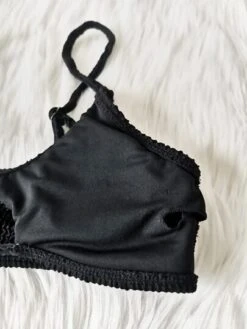 European And American Summer New Bikini Women's Hollow Solid Color High Waist Split Swimsuit Two-Piece Set With Chest Pad -Shein Clothing Store 1689095925eaae6882d552b4e2093eedcd2e810b29 thumbnail 405x552