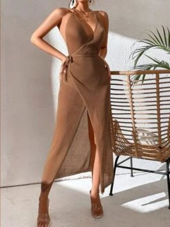 Halter Neck Backless Tie Side Cover Up Without Bikini Panty -Shein Clothing Store 1689220866164c5b1ba6fe63a93f677761829798dc thumbnail 405x552