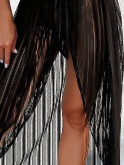 Striped Mesh Belted Kimono -Shein Clothing Store 16895745967f1d3fb66669150801dc19e08ff893fb thumbnail 405x552